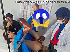 Hung Doctor Fucks Cuckold's Wife From Behind Outdoors!