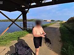 mature milf with huge natural tits bikes fully nude