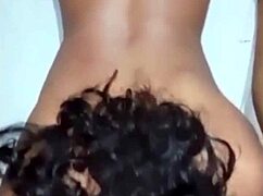 Skinny nerd wife bends over for monster cock doggystyle assfucking and blowjob