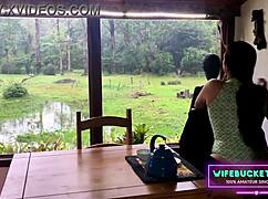 Good morning milf blowjob! Hubby films her gagging start to the day