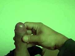 hot latina mejicanito jerks huge cock to loud orgasm