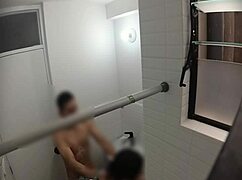 hidden cam catches cute college prof bent over doggystyle by lover in bathroom 😂🔥