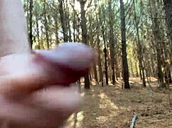 Heart-Pounding Clit Lick Orgasm in Forest Voyeur Update