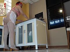 Naked Maid Cooks Intriguing Nudist Style