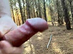 Heart-Pounding Clit Lick Orgasm in Forest Voyeur Update