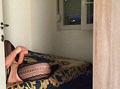 Caught Curvy Teen Moaning on Huge Dildo