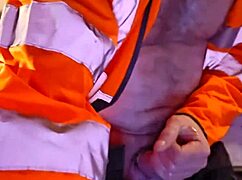 Daddy Wanks Hairless Cock in Homemade Truck Solo