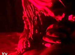 mmm check this oiled black babe slurping huge banana cock