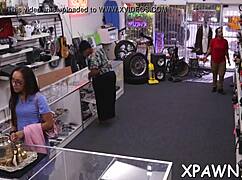 a beautiful amateur sneaks into shop for hardcore pussy pounding
