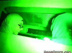 Arab girls sneak pissing into army base