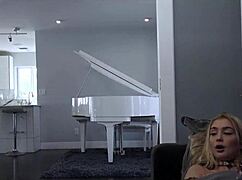 hot stepsis caught stroking pussy wants your cock