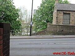 Fae corbin flashes and masturbates publicly outdoors