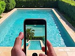 she turns cougar in leather boots poolside ai illustrated dream part 2