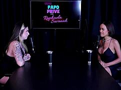 brazilian teen alice vasconcelos teases with toys and tats in wild swingers casting chat