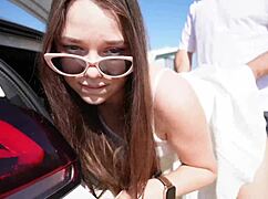 Hey I fucked a stranger on our first date nice public blowjob