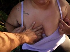 latina mommy sucks stranger cock on highway then bends for public doggystyle