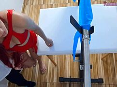 safada bends over hospital bed gettin fucked hard by her doctor in uniform at work
