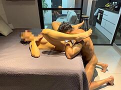 Married Brazilian Sister-in-Law Confesses Hotwife Secrets on Airbnb Balcony