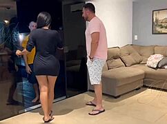 Amateur Brazilian Couple Hosts Friends For First Swingers Exchange Orgy Cuckold Fun