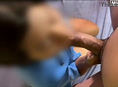 Thai Student Slut 18 Gets Shaved Pussy Creampied by Monster Big Cock After Hairless Blowjob and Hard Anal Pounding