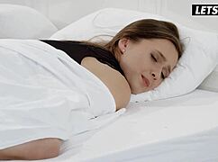 Stacy Cruz 19yo Czech teen moans loud as lover doggystyles her to creampie