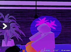 lucky bot grinds between sexy big ass cheeks for hot buttjob