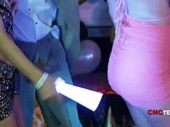 Freeuse American Milf New Year's Threesome Pounding!
