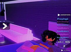 lucky bot grinds between sexy big ass cheeks for hot buttjob