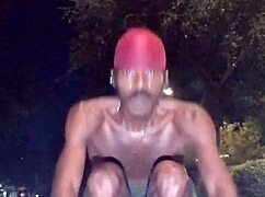 athletic brunette teen daddy's girl craves big cock workout in dorm