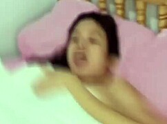 my heart races watching this exotic asian babe's shaved pussy take white cock deep