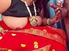 Desi bhabhi bent over doggystyle fucked hardcore creampie by friend in ranch quickie