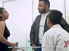 Busty Venezuelan pounds doctor till explosive orgasm