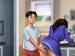 oh man summertime saga debbie got me fuckin her big ass tits with that monster cock so hard!!