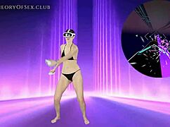 part 1 week 4 vr dance workout my reaction skills improving but damn this gets sweaty 🔥💦