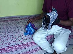 Stepson Sniffs Stepmom's Panties Then Pounds Her Hairy Pussy Doggystyle Till Squirting Facial