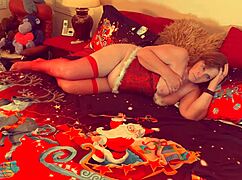 granny carmen’s christmas suck and sleigh ride got me goin' wild!! 🎅💦