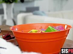 Angel Gostosa's Stepsister Halloween Dick Treat for Jayden Marcos