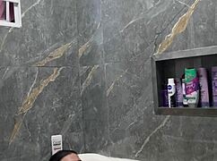 Brazilian Brunette Teen Bathes Shakes Ass Masturbates Big Pussy In New Tub