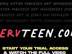 Latina teen hottie groped by stranger in cinema skirt lifted pussy teased
