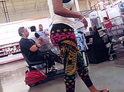 hidden cam busty leggings tease curves candid closeups pt 2