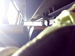 damn cute blonde next to me on public bus blows swallows full cum load video 😲🍆💦