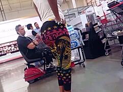 hidden cam busty leggings tease curves candid closeups pt 2