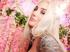 Submissive Kasara Wood Rims Balls Sucks Deep Fucks in Pink Room Tease!