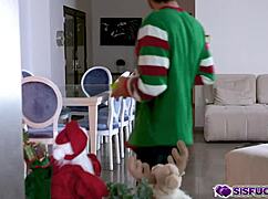 Stepsibs line up horny for bent over banging turns!