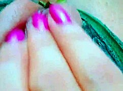 hey check this strawberry pink pussy fingering her perfect clit up close