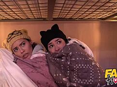big latina ass and skinny brunette explode in fake hostel double oral orgasms?
