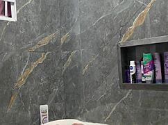 Brazilian Brunette Teen Bathes Shakes Ass Masturbates Big Pussy In New Tub
