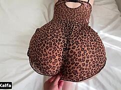 stepmom's juicy round ass tempts in forbidden family taboo tease