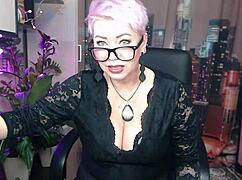 My Stepmom's My Webcam Slut! Immodest Dancing, Close-Up Pussy, Honest Bitch Masturbation!