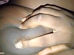 black mama's huge tits bounce in lesbian mommy play